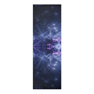 Celestial Foam Yoga Mat, Spiritual Yoga Mat, Ethereal Yoga Mat, Purple Mat, Psychedelic Fitness Mat