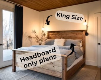 DIY King Headboard Woodworking Plans – Beginner Friendly (PDF Download)