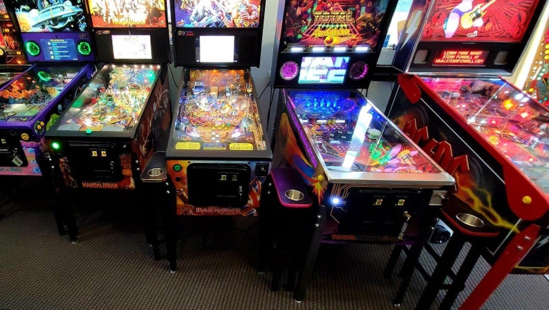 Pin-Between Drink Holder Slim Table! Fits perfectly between pinball machines and arcade cabs.