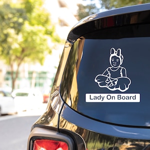 Baby on Board Car Sticker Cute and Funny Decal for Cars, Baby in this Bumper, Baby Girl on Board Baby on Board Decals for Cars