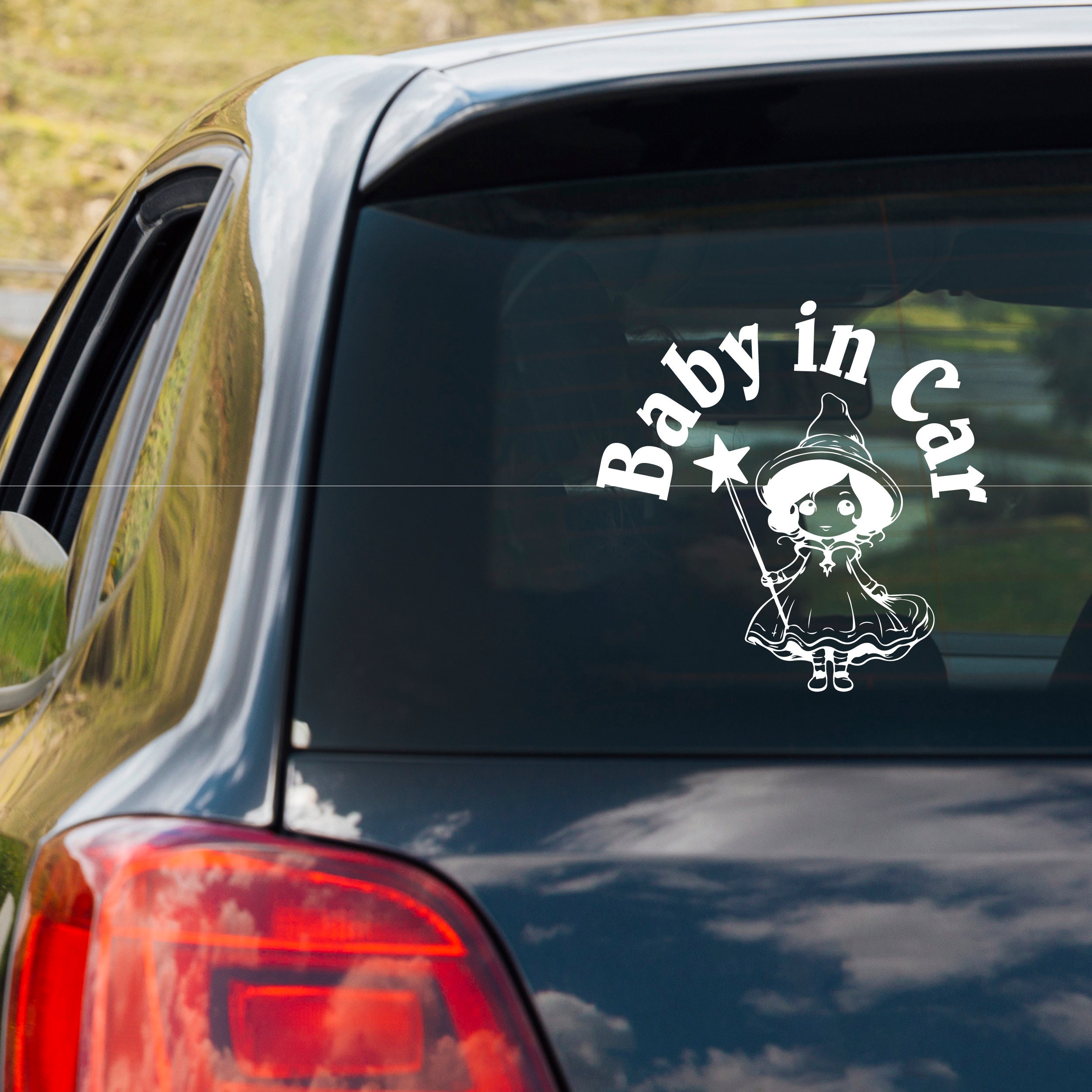 Little Lady On Board Car Decal Baby On Board Sign Little - View #10