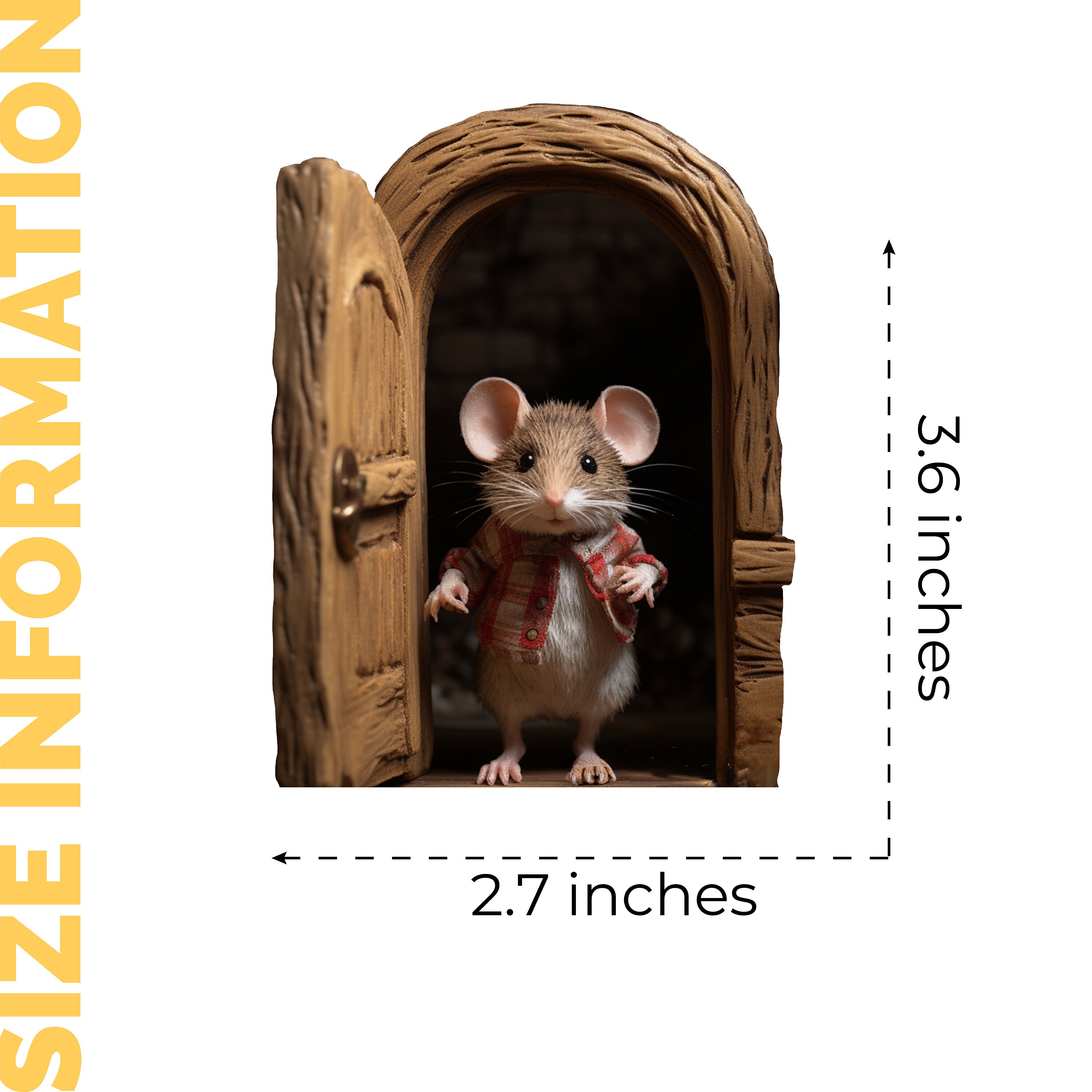 Mouse Stickers for Walls Mouse Decals Mouse Hole 3d Mouse Wall Decal ...