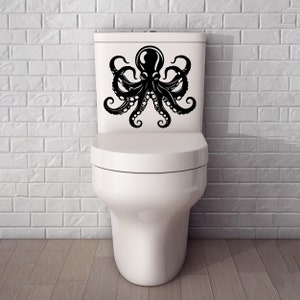 Octopus Decal for Bathroom - Kraken Tentacles Decals - Octopus Stickers - Octopus Tentacles Decal - Octopus Toilet Decal