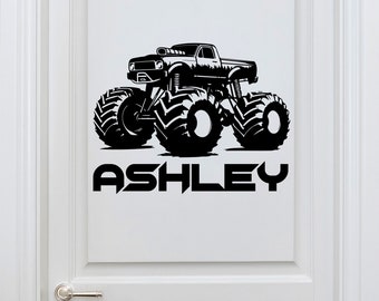 Monster Jam Wall Decals for Boys Room - large monster truck stickers - Truck Fathead Decals for Boys Room - Monster Truck Wall Decals