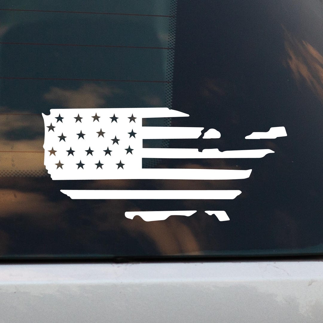 American Flag Decals - Made in USA - Car Stickers - Truck Stickers ...