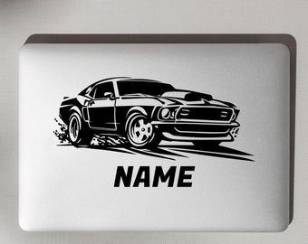 Boys Bedroom Racing Car Wall Art - Personalized Vehicle Decals - Custom Race Car Stickers - Kids Room Car Themes