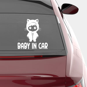Baby On Board Car Sticker Cute and Funny Decal for Safety Awareness Baby on Board Sign for Cars Baby on Board Signs