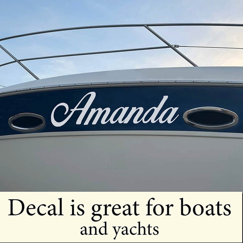 Personalized Vinyl Sticker With Your Own Custom Text Name Number ...