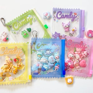 Bolsa de charme de bugiganga kawaii, acessório, miniatura, bolsa de charme, bolsa de pelúcia, porta-cartões, fofo, coreano, presente, japonês, chaveiro y2k