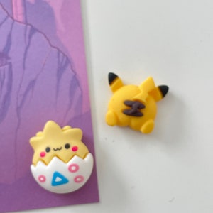 Cartoon Magnets | Cartoon Egg Magnet | Pika Magnet | 3D Magnet | Kawaii
