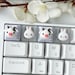 Cow and Bunny Keycap | Kawaii | Mechanical Keyboard
