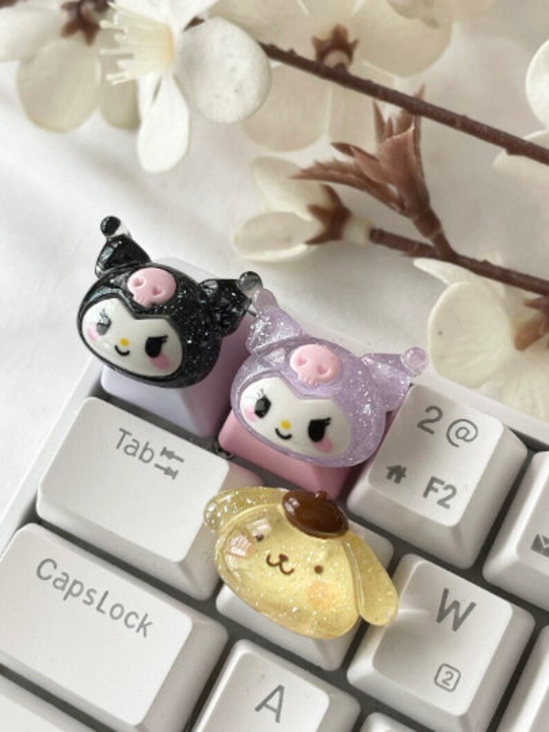 Kawaii Keycap Kawaii Mechanical Keyboard Pink Keycap Etsy