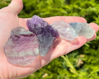 Rainbow Fluorite - Ethically sourced from China - 1.5" - 2.5" Inch Raw Stones