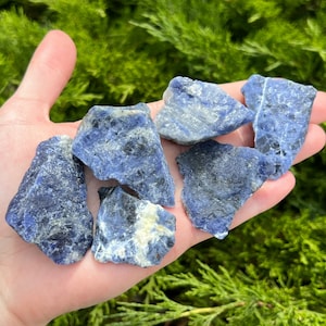 Sodalite Raw Stone - Ethically sourced from Brazil - AA Grade 1&quot; - 2&quot; in.