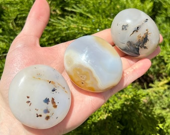 Pick One - Dendritic Agate Palm Stone - Ethically sourced from Madagascar
