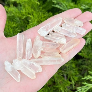Clear Quartz Raw Point - Ethically sourced from Madagascar - A Grade 0.5&quot; - 1.5&quot; in.
