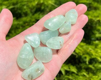 Prehnite - Ethically sourced from Namibia - 0.75" - 1.25" Inch Tumbled Stones