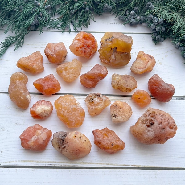 Raw Carnelian Stone - Ethically sourced from Malawi - AA Grade 0.5 - 2 Inch Stones