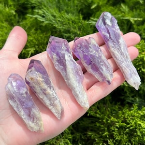 Bahia Amethyst Raw Point - Ethically sourced from Bahia, Brazil - AA Grade 1.5&quot; - 3&quot; in.