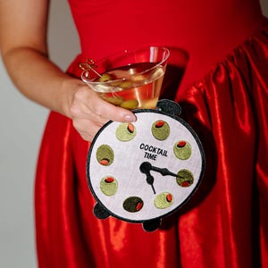 Cocktail Time Linen Napkins: Vintage-Inspired Happy Hour