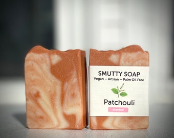 Patchouli Soap, Artisan, Handmade, Vegan, Palm Oil Free