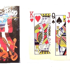 Lot of 2 Puerto Rico Rican Poker Musical Instrument Paranda Naipes Playing Cards Game Deck  Souvenir ( 50 CARDS )
