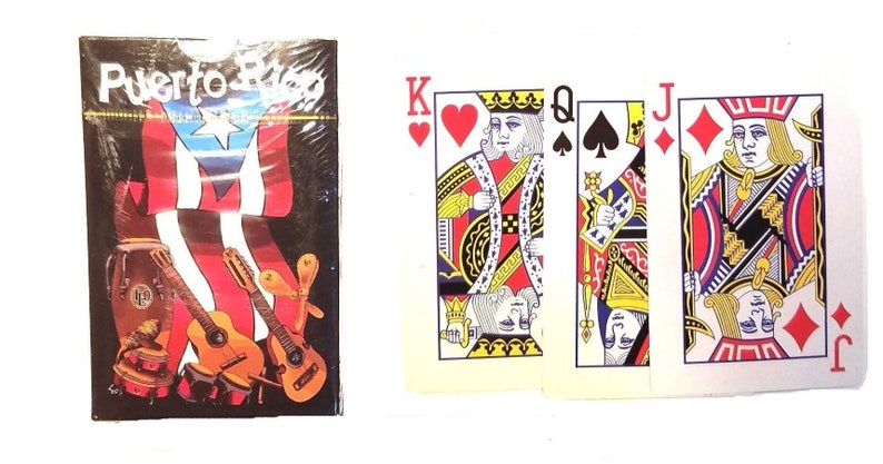 Pocker Instrument Lot of 2 Puerto Rico Rican Poker Musical Instrument Paranda Naipes ...