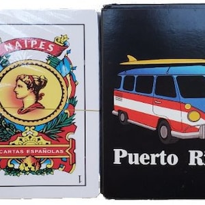 Lot of 3 X Puerto Rico Rican Briscas VOLKY Espanola Barajas Playing Cards Deck  Souvenir ( 50 CARDS )