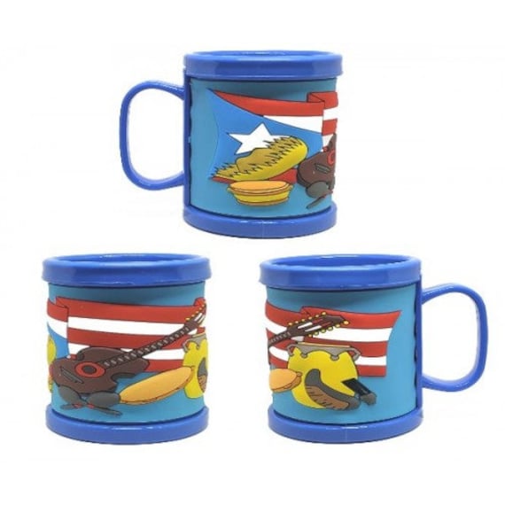 One Puerto Rico Hard Plastic Coffee Mug 10 Oz Souvenir - ( Boricua & Rican  ) - Musical Instruments - Etsy
