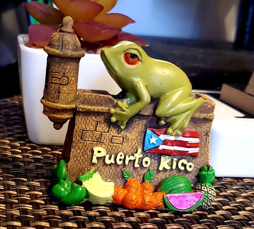 Puerto Rico Home Decorative Souvenirs Coqui & Morro Figures Rican