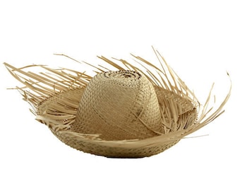Puerto Rico Jibaro Pava Hat Size Boricua , Rican FREE SHIPPING * Palm Hat Boricua