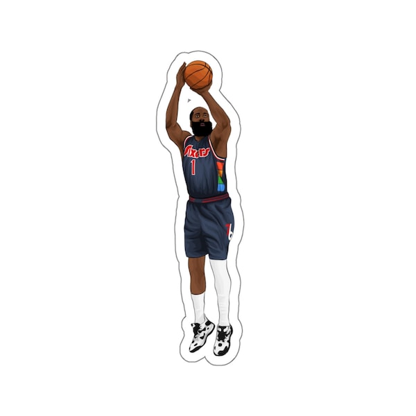 James Harden, Philadelphia 76ers, Sixers sticker