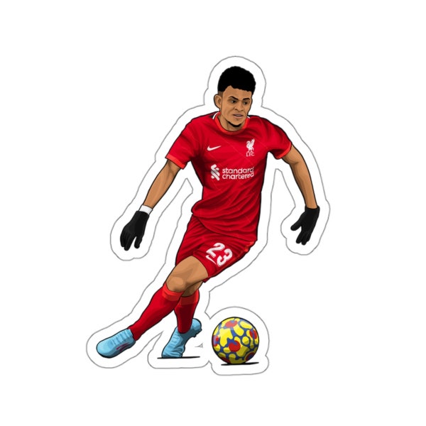 Luis Diaz, Liverpool FC, LFC sticker