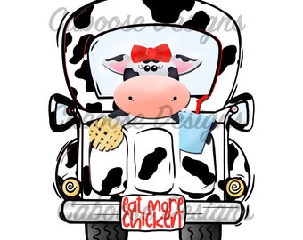 Design digital de caminhão de fast food jpeg png