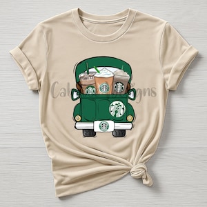 Coffee Truck Digital Design png jpeg