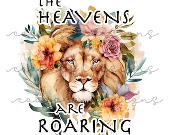 The heavens are roaring Digital Design png jpg