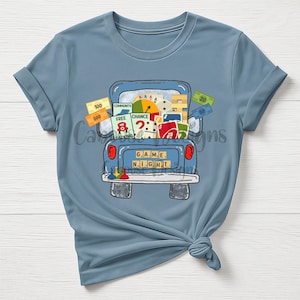 Game Night Truck Digital Design png jpeg