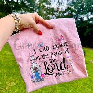 Dwell in the house of the lord Bible verse Digital Design png jpeg