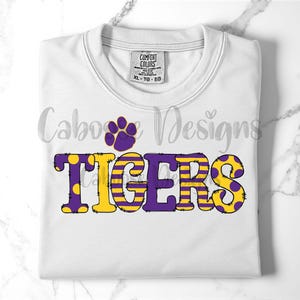 Tigers Digital Design png Jpeg