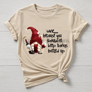Wine Gnome Digital Design png jpeg