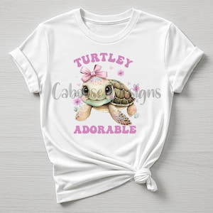 Turtley Adorable Pink Turtle Digital Design png jpeg