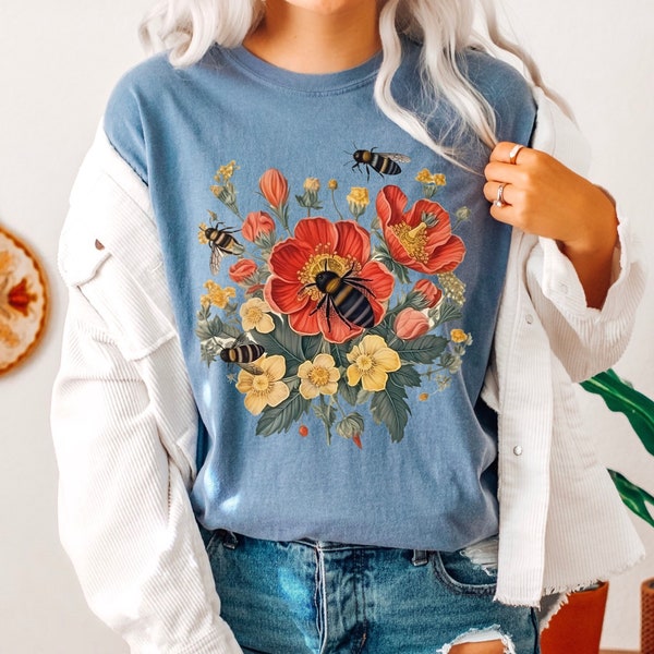 Botanical Shirt - Etsy