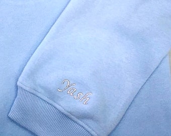 Hoodie Personalisation (Text on Sleeve)