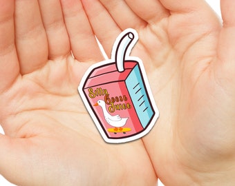 Silly Goose Juice Vinyl Sticker