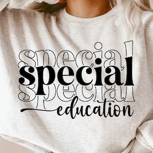 Special Education Svg, Sped Teacher Svg, Special Education Teacher Svg, Sped Squad Crew, Back to School, Special Ed, Digital Download