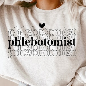 Phlebotomist Svg, Phlebotomy Svg, Phlebotomy Tech Svg, Phlebotomist Gift, Retro Groovy Stacked, File Digital Download