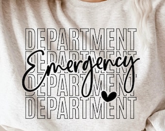 Emergency Department Svg, ER Nurse Svg, Emergency Room Nurse Svg Png, Medical Workers Appreciation Gift, File Digital Download