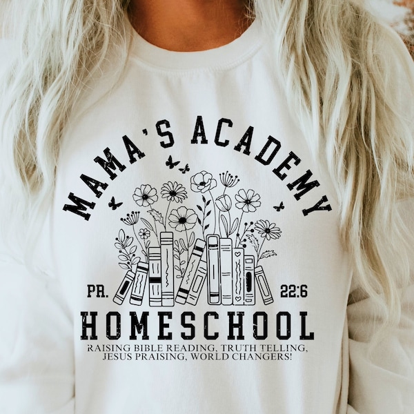 Mama's Academy Svg, Homeschool Svg, Retro Vintage Varsity Homeschooling Mom Gift, Mother's Day, Sublimation Png, Digital Download