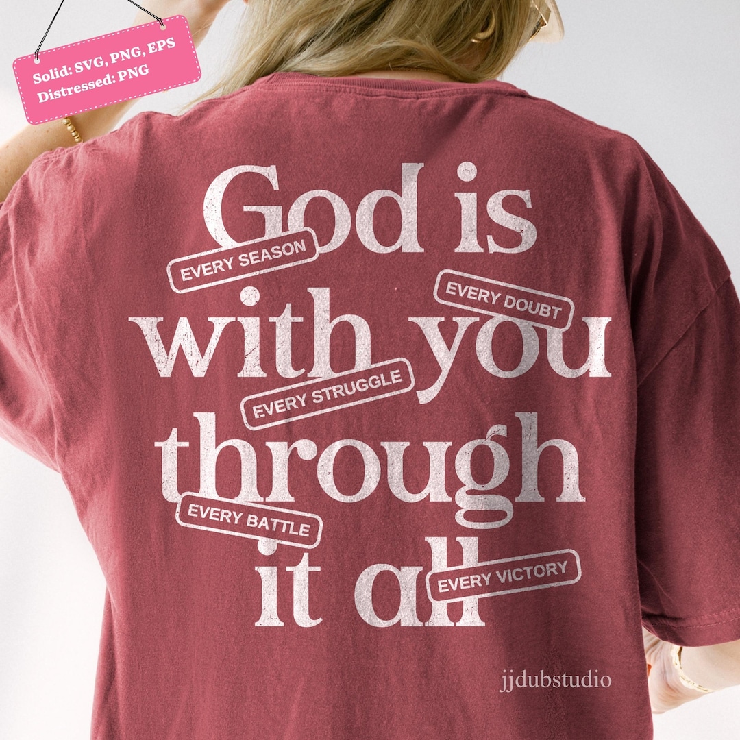 God Christian Svg Png, Inspirational Bible Verse Scripture, Aesthetic Religious Faith Jesu