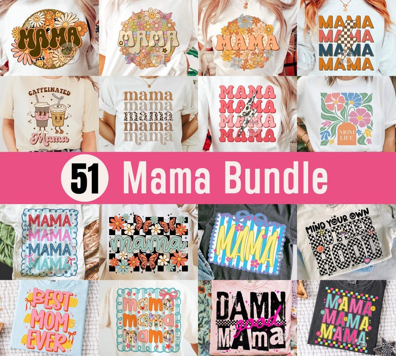 Mama Rang Mama Png Bundle, Mom Sublimation Designs, Mind Your Own Motherhood Png ...